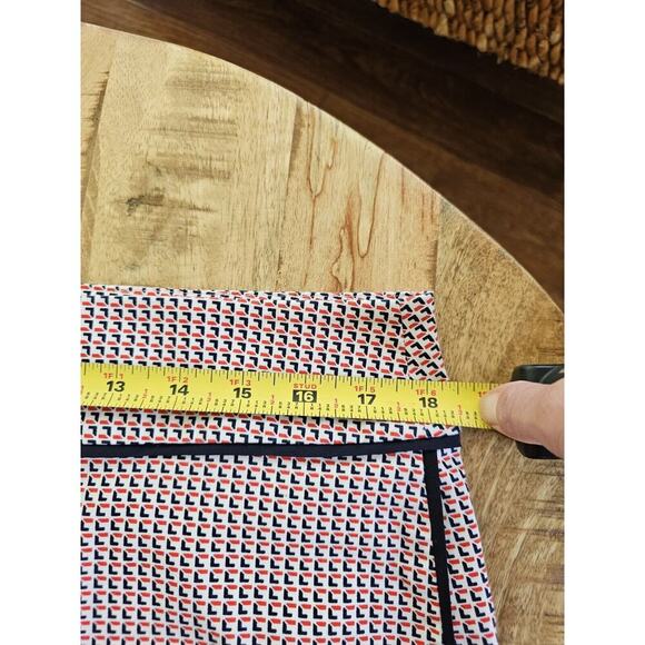 Ann Taylor Mini Skirt Spandex Women's Size 12 Nautical Summer - Picture 9 of 9